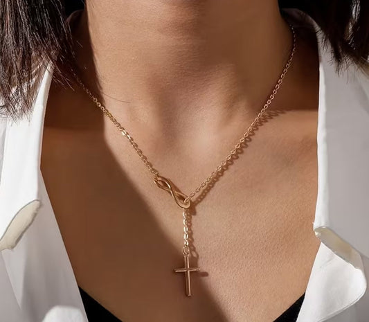 ♾️ Infinite Faith Cross Necklace